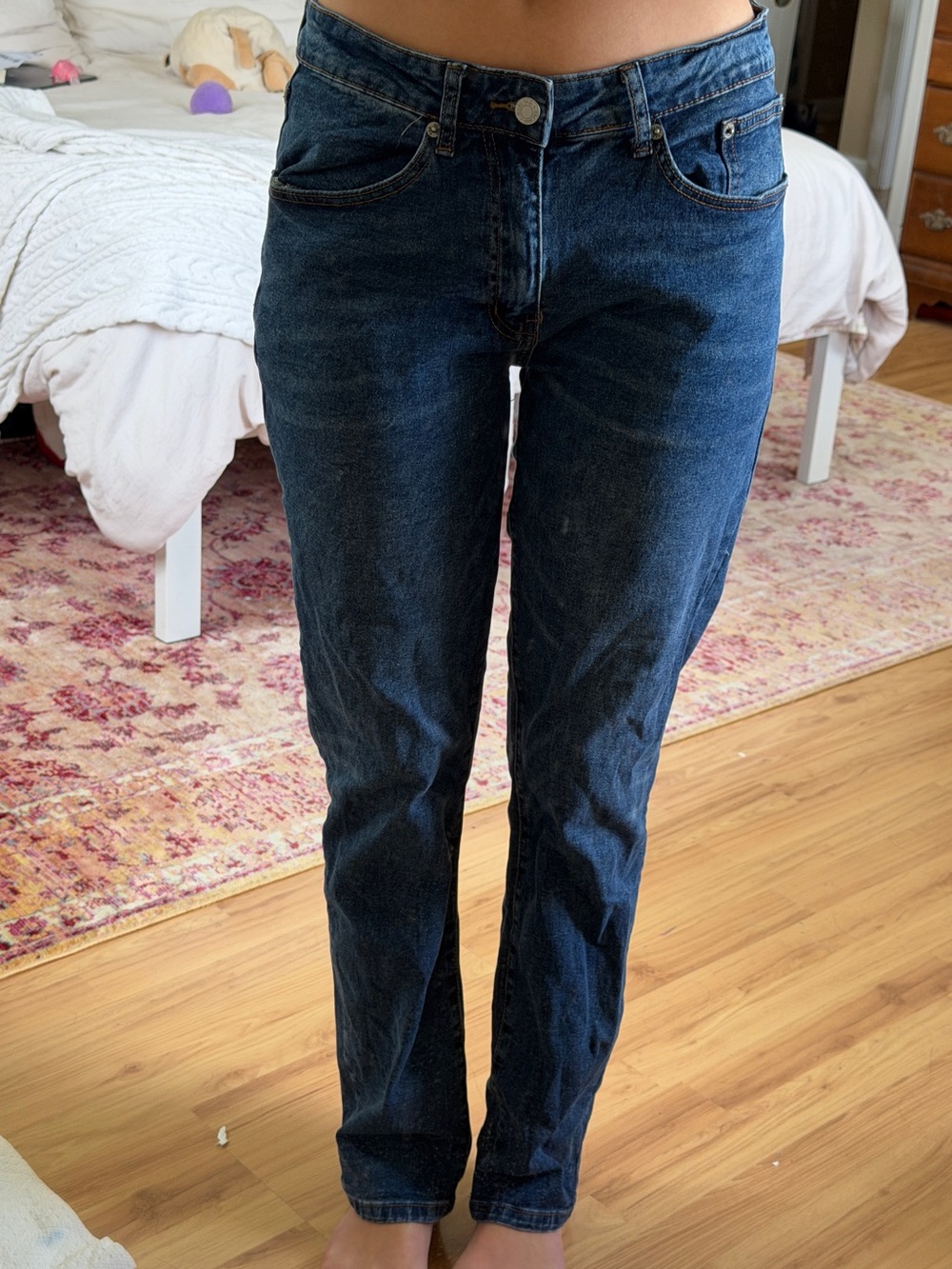 GAP low rise straight jeans